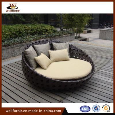 Garden Wicker Outdoor Furniture/Rattan Daybed/Wicker Daybed