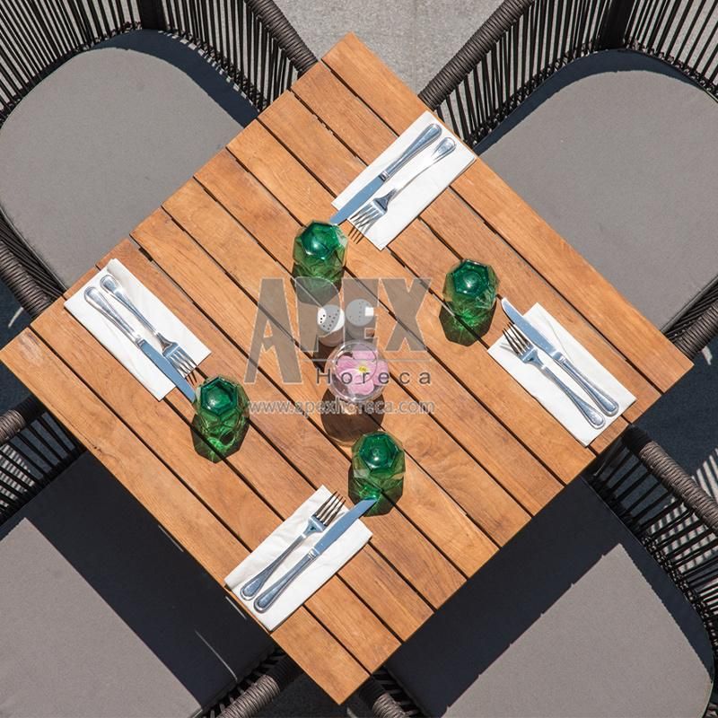 China Wholesale Modern High Quality Outdoor Patio Furniture Aluminum Frame Garden Rope Chair