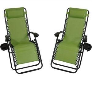 Wholesale Beach Camping Single Metal Gravity Chair