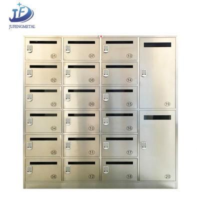 Apartment Metal Post Parcel Mail Box Delivery Intelligent Electronic Locker Letter Box