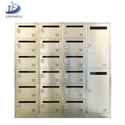 Apartment Metal Post Parcel Mail Box Delivery Intelligent Electronic Locker Letter Box