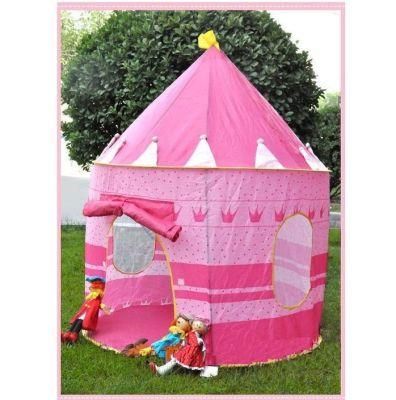Indoor / Outdoor Folding Kid Girl&prime;s Pink Princess Castle Play Tent