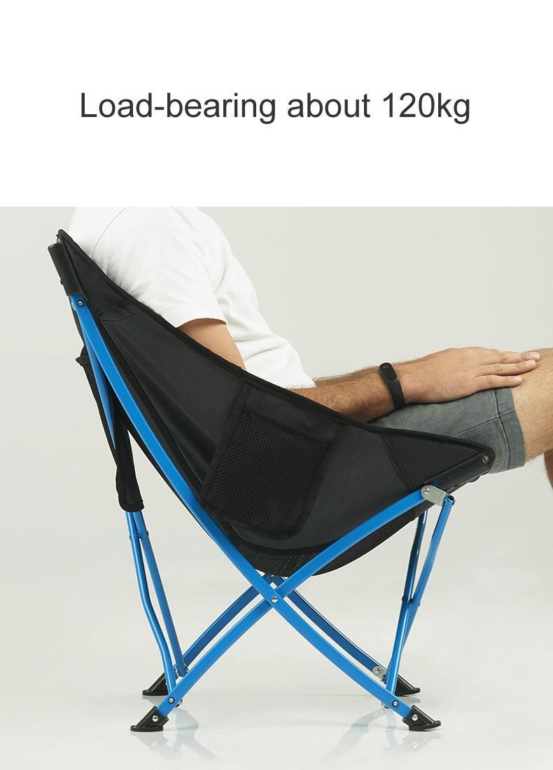 Yl04 Outdoor Portable Light Weight Folding Moon Chair for Fishing Beach Camping Drawing Picnic