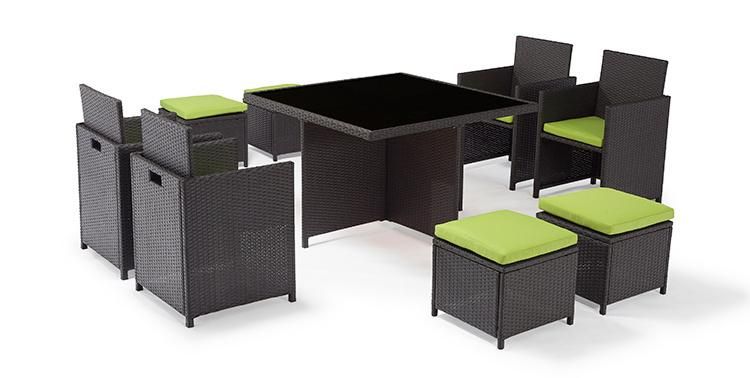 8 Seater Cubic Rattan / Wicker Furniture Dining Set