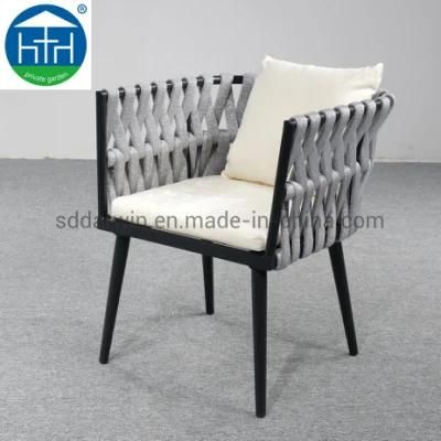 Outdoor Furniture Rope Weaving Hotel Patio Table and Chairs