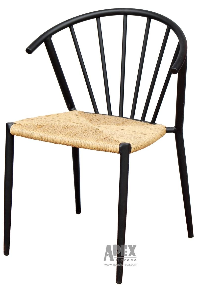 Outdoor Restaurant Hotels Garden Patio Rope Wicker Chair