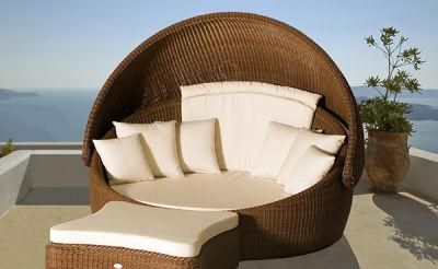 Outdoor Rattan Lounge Bed (YT-105-2)