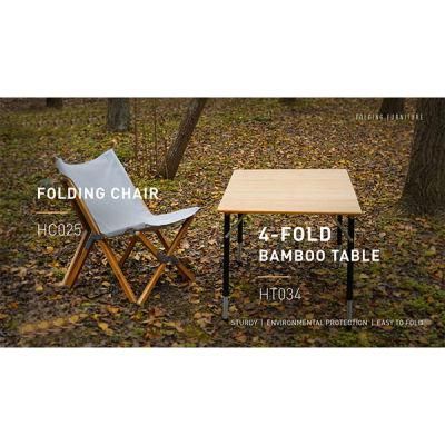 Amazon Outdoor Picnic Camping Luxury with Storage Bag Folding Wooden Chair