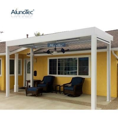 Morden Design Automatic Electric Roof Aluminum Canopy Gazebo Patio Louvered Sunshade Pergola