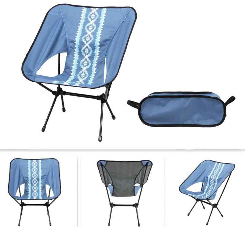 Beach Camping Adjustable Height Compact Folding Backpacking Chairs