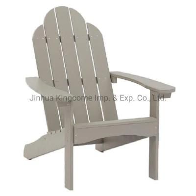 Jjc-14503 Environmental Friendly PS Wood Garden Adirondack Chair in Gray