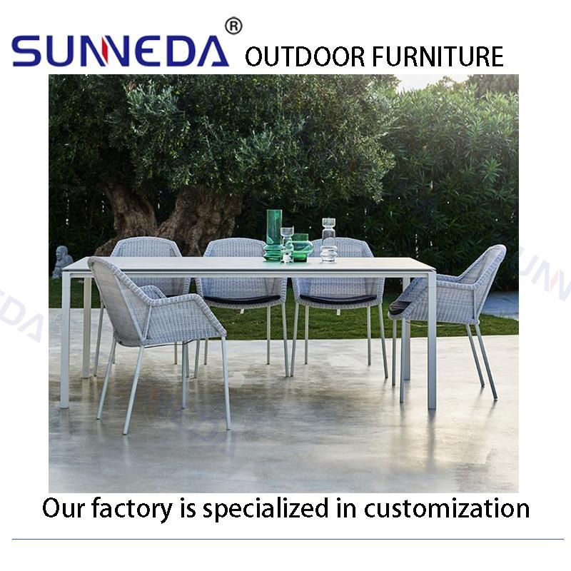 Resort Hotel Poolside Simple Elegant Dining Set