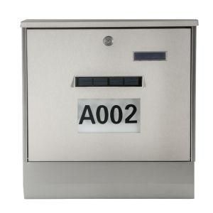 Metal Waterproof Letter Box Modern Deaign Home Parcel Mailbox