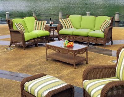 Pool Wicker Rattan Furniture Outdoor Furniture Garden Sectional Sofa Set