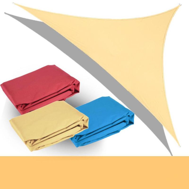 Triangular Shape Sun Shade Tent Sail Good for Patio UV Block and Outdoor Facility and Activities Esg12952