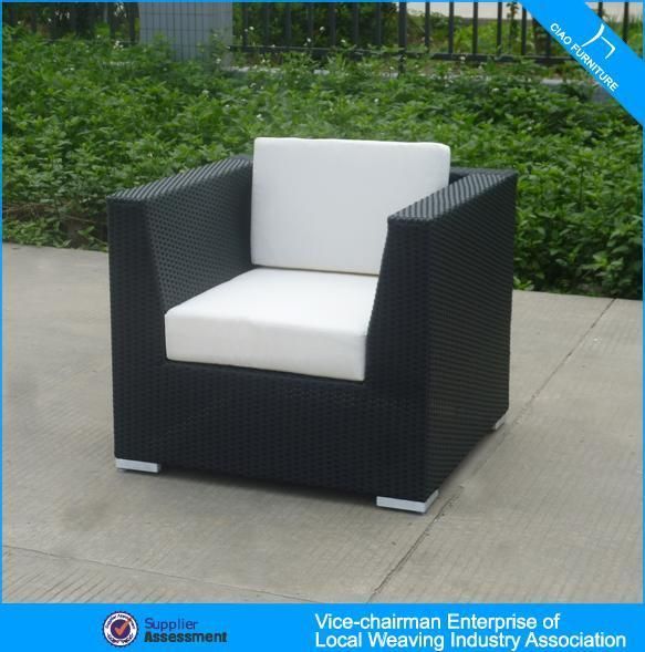 European Style Outdoor Wicker Furniture Garden Rattan Sofa (2036)