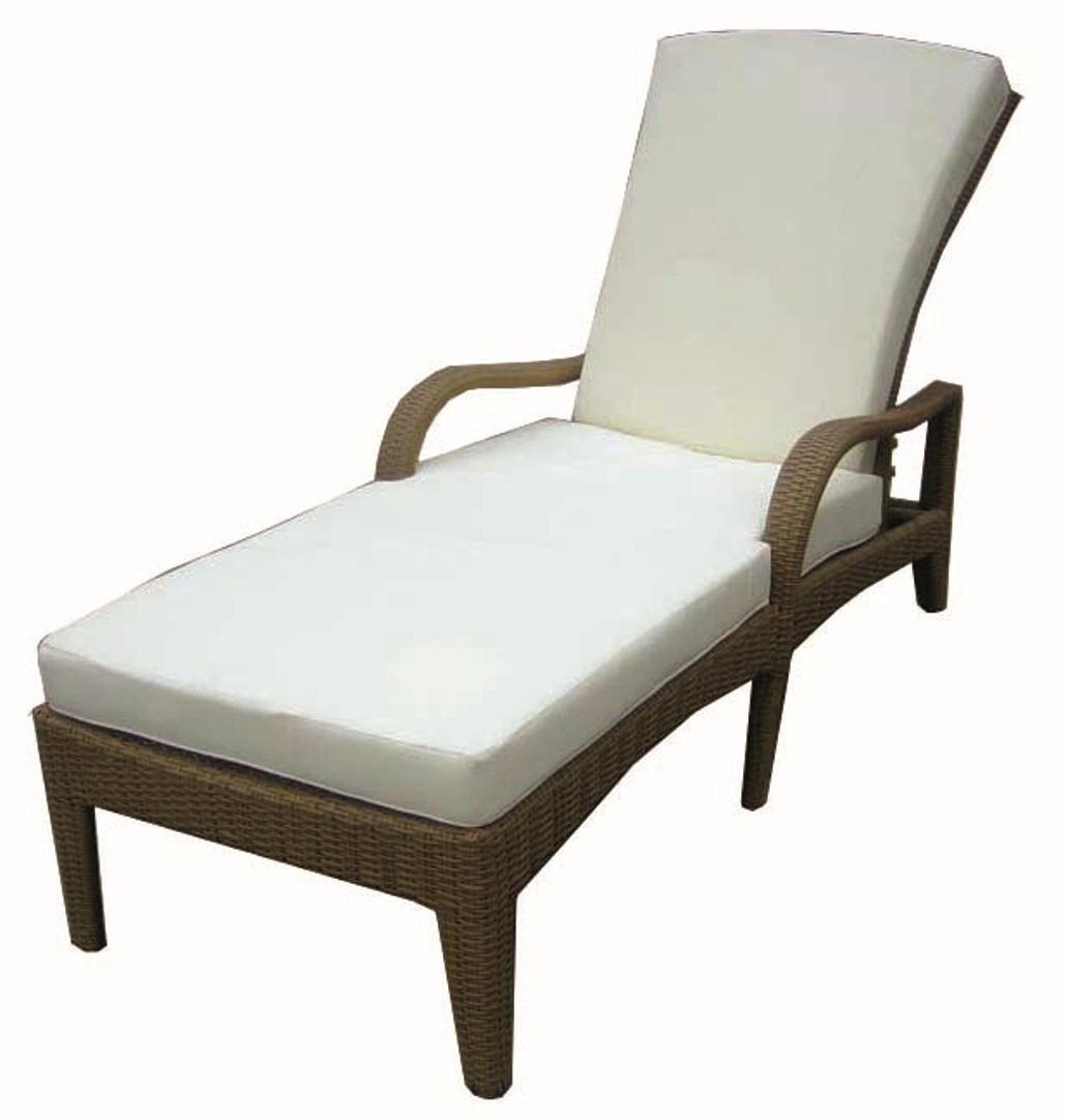 Brown Beach Leisure Chair Indoor Rattan Pool Lounge Sofa