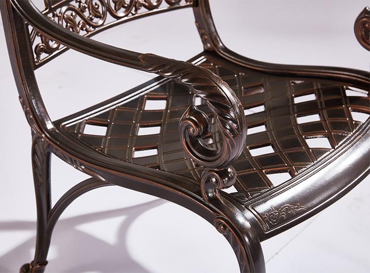 Aluminum Chairs Relaxing Outdoor Chair for Garden with Arms