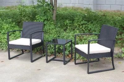 3 PCS Plastic-Steel Furniture Sofa Set PP Rattan Design