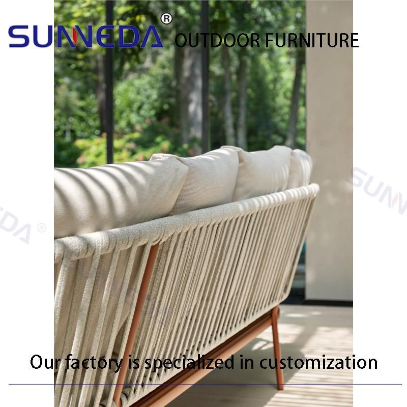 Rattan Outdoor Wicker Woven Valentine Closer Hug Hang out Loveseat