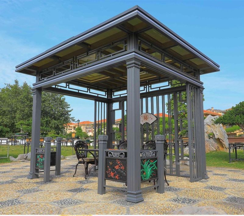 Carton Package Aluminum Darwin or OEM Metal Gazebo Outdoor Pergola