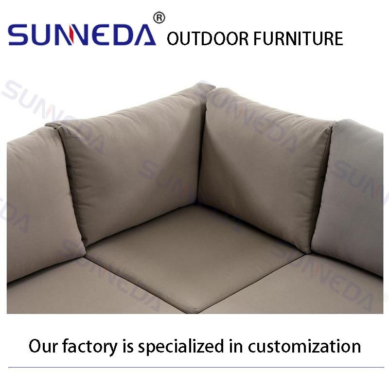Patio Sofa Garden Sets Outdoor Furniture Aluminum Beach Chair Set