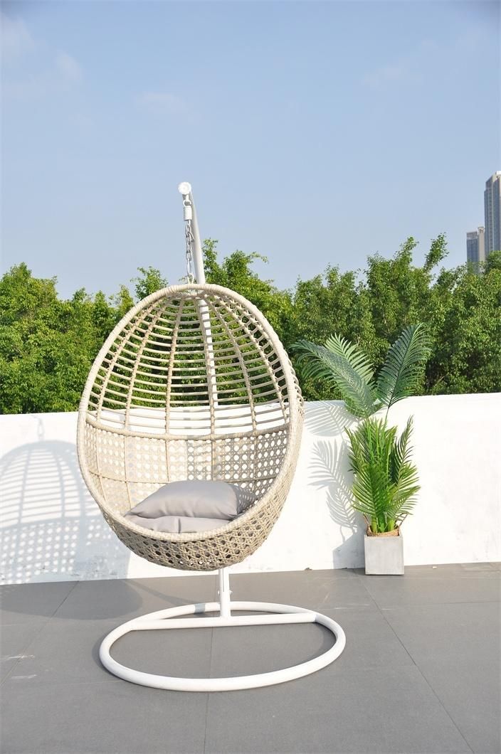 Garden Outdoor Swing Chair with Cushion Patio with Swing Chair