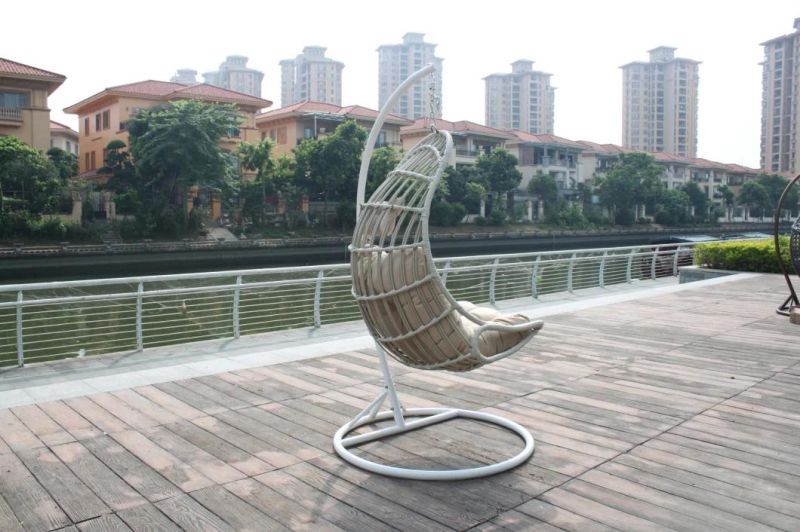 Low Price 150kg Metal OEM Foshan Hammock Rattan Room Chair Pod Swing