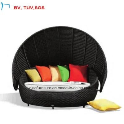 2016 Garden Patio Outdoor Wicker Rattan Daybed with Pillow