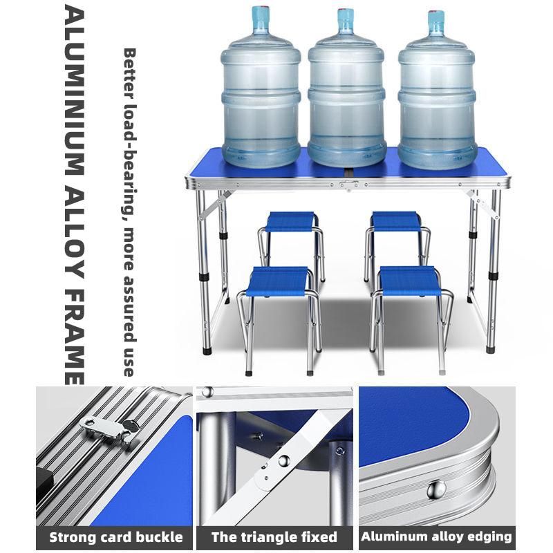 Multi-Purpose Outdoor Picnic Camping Folding Table with Umbrella Hole 16