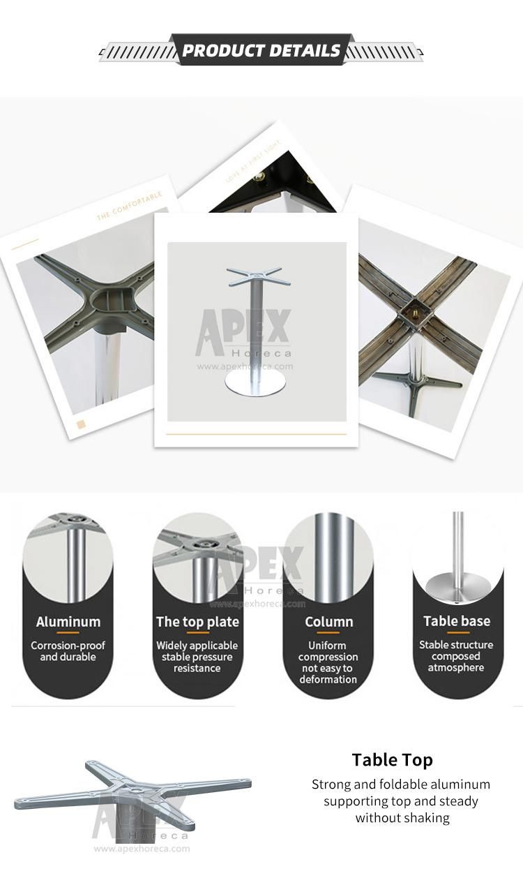 Modern Furniture Legs Golden Steel Metal Table Base