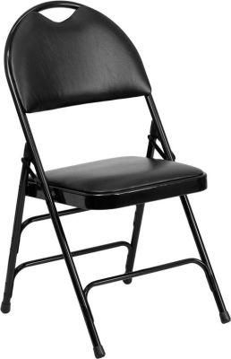Metal Folding Chair with Easy-Carry Handle