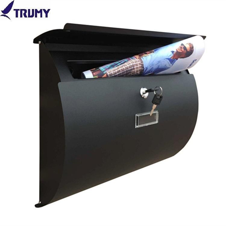 Hot Selling Custom 375*106*330 Stainless Steel Modern Apartment Mailboxes
