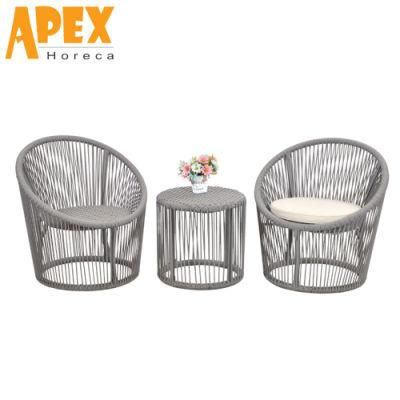 Modern Outdoor Leisure Terrace Wicker Oval Dining Chair Cheap Wholesale
