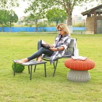 Modern Garden Home Rattan Aluminum Garden Sofa Leisure Chair