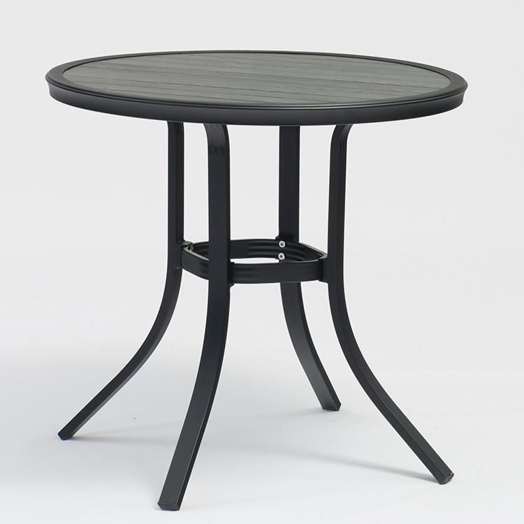 5 PCS Black Outdoor Bistro Set Garden Furniture Patio