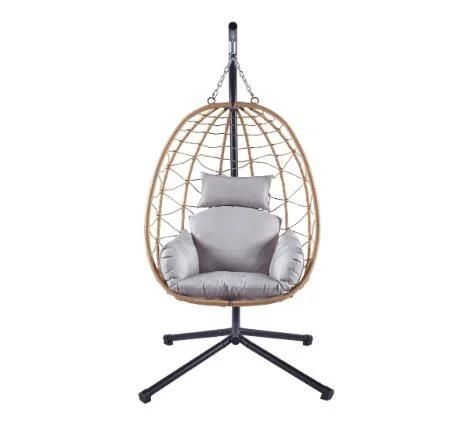 Patio Swing Hanging Egg and Cushion Hammock Chair Folding Hanging Chair