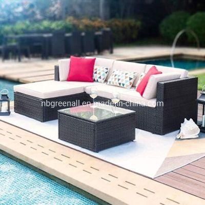 Chinese Modern Outdoor Garden Patio Hotel Sets Rattan Sofa Furniture
