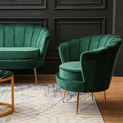 European Design Single 2 3 Seater Armchair Living Room Leisure Sofa with Wooden/ Metal Legs Chair for Wedding Hotel Restaurant