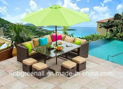 Hot Sale Rattan Wicker Corner Sofa Outdoor Garden Furniture