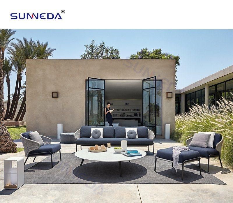 Patio Leisure Hotel Outdoor Chair Aluminum Garden Sofa Set