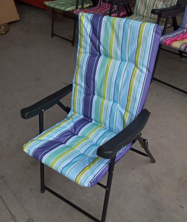 Add Cotton Chair, Beach Chair, Outdoor Leisure Portable Beach Chair with Cotton for Home Use