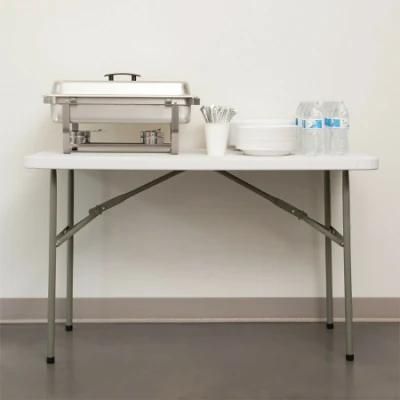Wholesale 24&quot; X 48&quot; White Plastic Outdoor Folding Portable Table