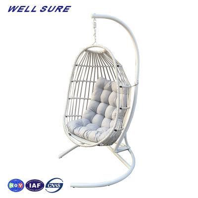 Custom Modern Outdoor Indoor Furniture Metal Egg Hanging Swing Chair