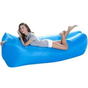 Air Beach Sleeping Bag Made by Polyester, Great as Fast Inflatable Lounger