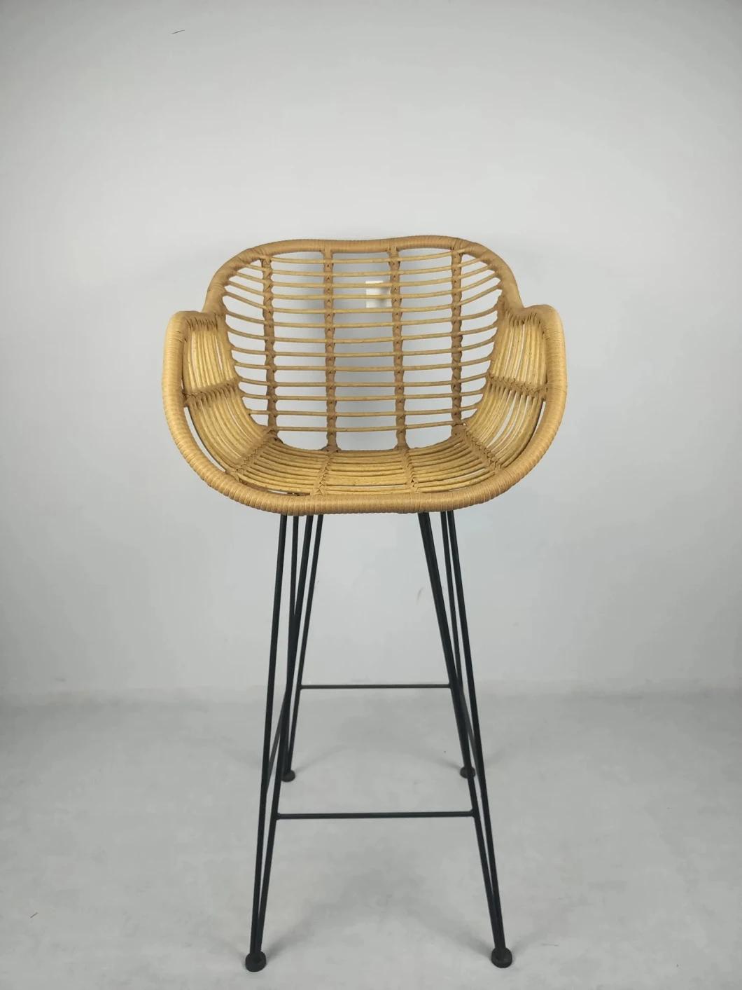 China Latest Leisure Waterproof Bistro Terrace Forest Round Rattan Outdoor Furniture Chair