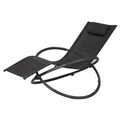 Factory Price C-Spring Lounge Chair Leisure Outdoor Folding Sun Lounger