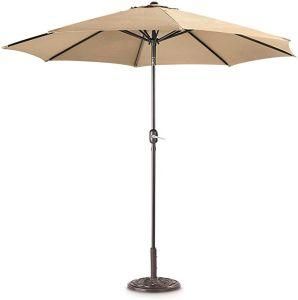 Outdoor High Quality Aluminum Sunshade Premium Garden Patio Umbrella