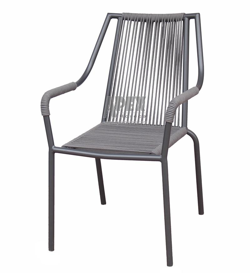 New Popular Leisure Garden Patio Outdoor Textilene Rope Chair (AS1165)