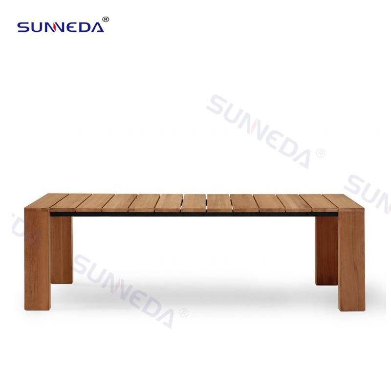 Aluminum Frame Modern Patio Outdoor Furniture Dining Table Sets